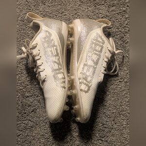 Adidas Gray and White Cleats USED